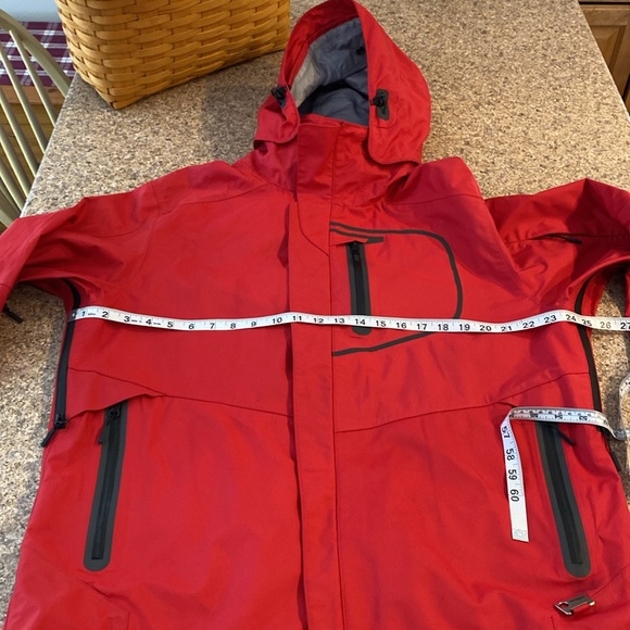 🔥Sale🔥 Karbon Red Jacket (Shell Only) Removable Hood Ski Snowboard Winter - Picture 4 of 17